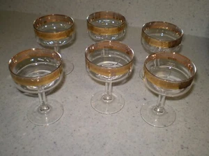 Stemmed Cocktail Glasses 4 1/2" - Picture 1 of 3
