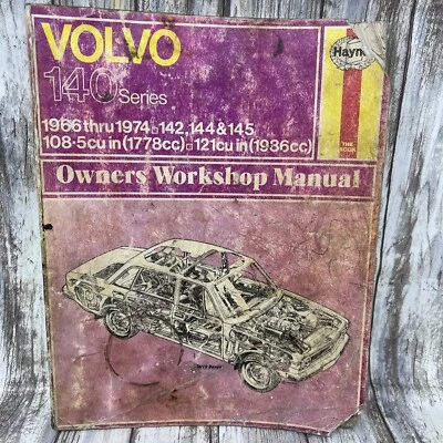 Руководство по сервисному ремонту Volvo 142 144 145 1966-1974 годов выпуска 1973 1972 1971 1970 годов выпуска - Изображение 1 из 4