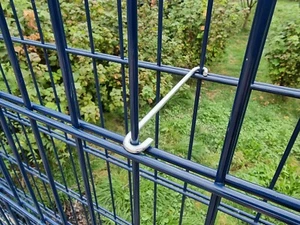 50x Distanzhalter Gabionen Distanz-Haken Spannhaken Abstandshalter  Verzinkt - Bild 1 von 32