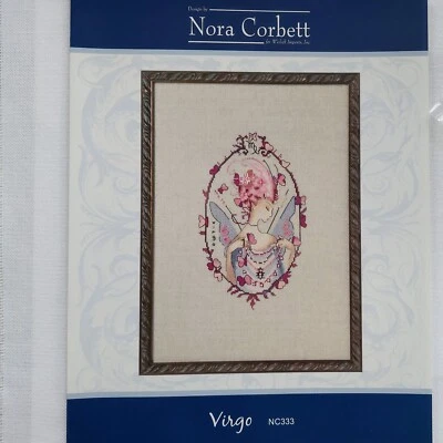 Virgo Zodiac Girls Horoscope Cross Stitch Chart Pattern by Nora Corbett - Image 1 of 4