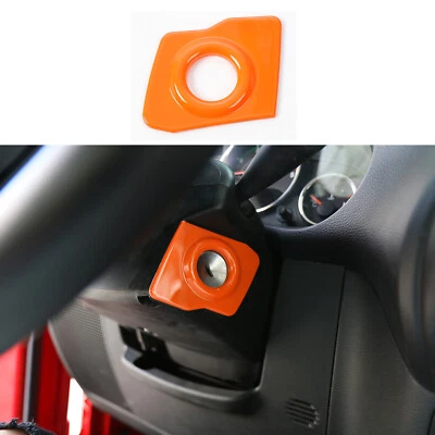 Cubierta de enchufe de llave de arranque interior para Jeep Wrangler JK Compass 2007-16 naranja Foto 1 de 4
