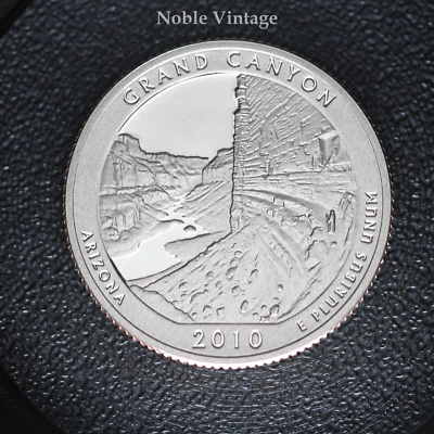 2010 S Silver Proof Grand Canyon ATB Quarter - From a Proof Set - 90% Silver - Image 1 of 2