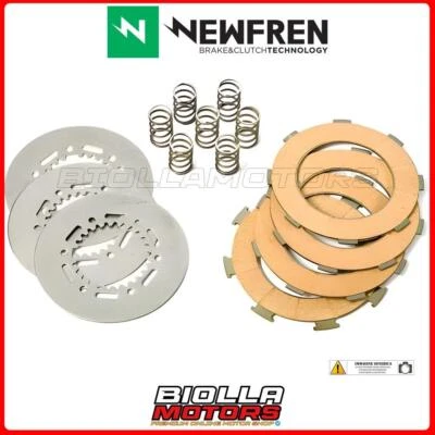 F1191S SERIE DISCHI FRIZIONE NEWFREN PIAGGIO VESPA 180 SS 1975- 180CC CONDUTTORI - Immagine 1 di 4