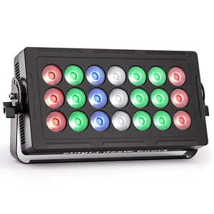 21x20W RGBW Wall Washer Light Sound Activated 21LED Wall Wash Light  DJ Party - Picture 1 of 15
