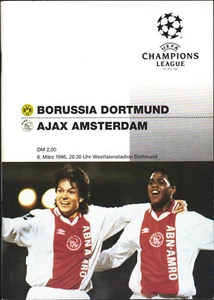 EC I 95/96 Borussia Dortmund - Ajax Amsterdam, 06.03.1996, CHAMPIONS LEAGUE - Zdjęcie 1 z 3