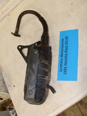 1994 年雅马哈 RAZZ 50cc SH50 滑板车排气系统消声器 消音器 oem riva — 第 1/4 张图片