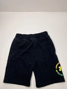 Under Armour Girls 4t Black Biker Shorts Pre Owned Excellent - Picture 1 of 5