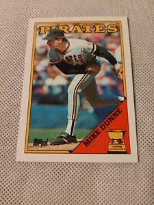 Tarjeta de novato de béisbol 1988 Mike Dunne Topps RC #619 Pittsburgh Pirates - Imagen 1 de 2