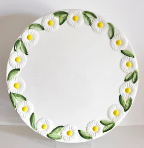 CERÁMICA BASSANO PLACA PARA TARTAS REDONDA 34 CM MARGARITA VAJILLA MEDITERRÁNEA - Imagen 1 de 2