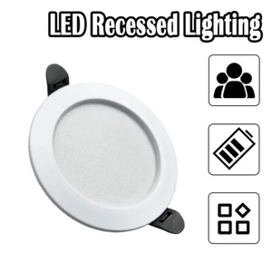 Led Recessed Ceiling Downlight Lamps No Driver Needed Cool White 6000k 220v 240v - Picture 1 of 15