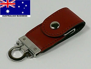 4GB Leather USB 3.0 Flash Drive – Key Chain Design – Portable & Stylish - Bild 1 von 4