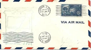 First Airmail Flight Cover Lemmon SD January 15 1960 AAMC#73N71 - Picture 1 of 1