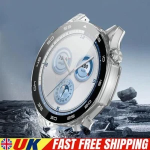 PC Tempered Glass Case Screen Protector for Huawei Watch GT5 46mm (Transparent) - Zdjęcie 1 z 9
