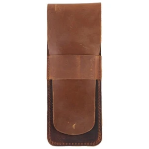 Handgefertigte Leder Bleistift Aufbewahrungstasche Rindsleder Füllfederhalter Etui Halter 1875 - Bild 1 von 8