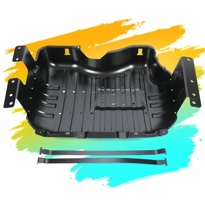 Cubierta de placa de deslizamiento de tanque de combustible negro para Jeep Grand Cherokee 1999-2004 Foto 1 de 4