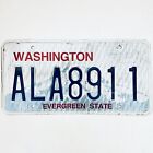  United States Washington Evergreen Passenger License Plate ALA8911