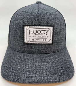 Hooey Baseball Cap Doc Charcoal Black Mesh FlexFit S/M 2003CHBK-01 - Bild 1 von 3