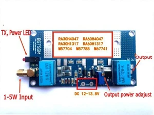 Placa amplificadora de potencia de radio para RA30H4047M RA60H4047M Mitsubishi intercomunicador - Imagen 1 de 7