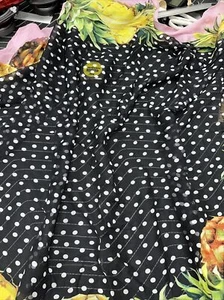 Sciarpa Dolce e Gabbana multicolore a pois ananas - Foto 1 di 15