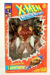 X-Men Sabretooth Metallic Mutants Action Figure Marvel Comics NIB - Picture 1 of 2