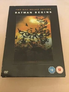 Two-disc Deluxe Edition Batman Begins DVD. Very Good. Includes Book. - Picture 1 of 5