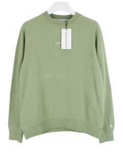 Sudadera Calvin Klein Jeans Earth Sage Para Hombre Grande Con Cuello Crew Y Logo - Imagen 1 de 14