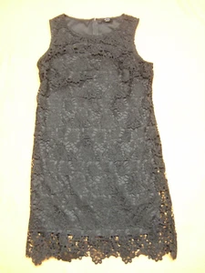 C&A Etui Spitzen Kleid Gr.44 schwarz Polyester gefüttert wie neu - Bild 1 von 4