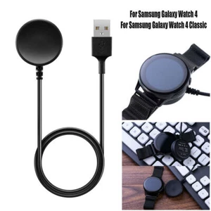 Wireless Magnetic Charger Dock For Samsung Galaxy Watch 4/3/R500/R820/Active 1/2 - Picture 1 of 11