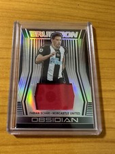 Panini Obsidian 2019/20 Fabian Sharp Eruption Patch 190/199 Newcastle United