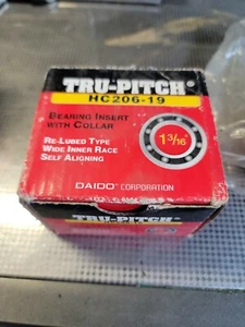 Tru-pitch HC206-19 Bearing Insert With Collar 1 3/16" - Picture 1 of 4