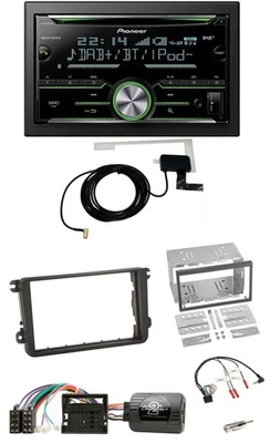 Pioneer CD USB Lenkrad Bluetooth 2DIN DAB Autoradio für Skoda Fabia 5J 2007-2014 - Bild 1 von 4