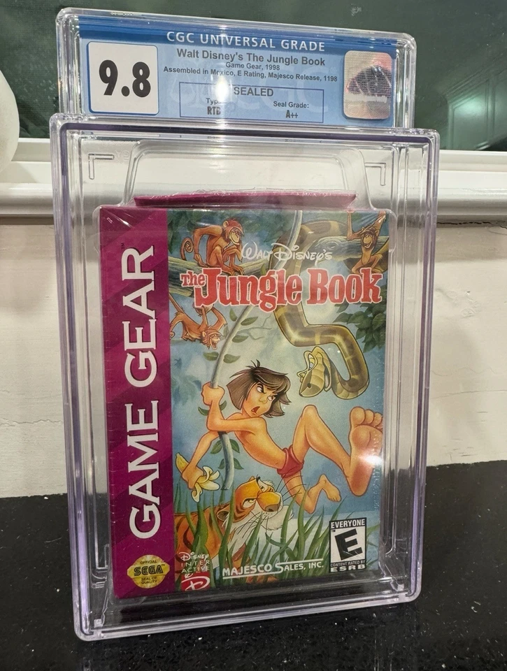 Walt Disney’s The Jungle Book – Sega Game Gear (1998 Majesco, Mexico) – CGC 9.8 - Image 1 of 2