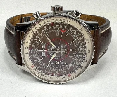 Breitling Chronograph Montbrillant Datora Stahl Automatik Ref A21330 EK-Rechnung - Bild 1 von 4