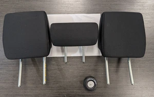 2017-22 Honda Cr-V set of 3 Second Row Headrest in black fabric - Bild 1 von 7