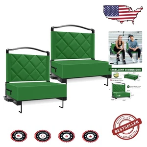 Sturdy Lightweight Folding Stadium Seats - Comfortable Support for Adults - Picture 1 of 9