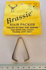 Brassie " Hair Packer " Hook size 10-18 Hole size 1/32 Compacting Natural Hair - Picture 1 of 4
