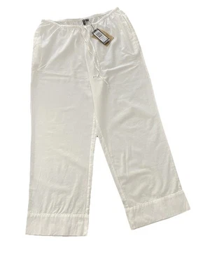 Pantalones anchos de cintura alta Vero Moda blancos brillantes para mujer talla XL/P Foto 1 de 4