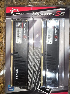 ✔✔ G.SKILL Ripjaws S5 64GB (2 x 32GB) 5600 MT/s DDR5 (INTEL XMP) *CL30* - Image 1 of 3