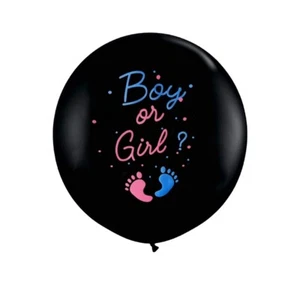 36" Large GENDER REVEAL Balloon Giant Confetti Baby Shower Decorations UK supply - Picture 1 of 5