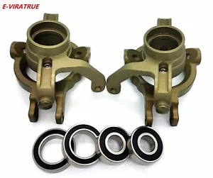 Nudillos de dirección portadores delanteros de aluminio E-VIRATRUE 7075 para Losi 5T/5B 5IVE-T2.0 1/5 - Imagen 1 de 4