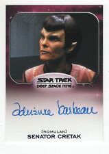 Star Trek Aliens autograph insert card of Adrienne Barbeau as Senator Cretak