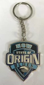 33877 NEW SOUTH WALES BLUES STATE OF ORIGIN NRL METAL KEY RING KEYRING SOO NSW - Picture 1 of 1