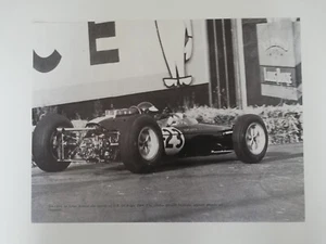 Clipping Ritaglio Foto Formula 1 F1 Jim Clark su Lotus Vittorioso GP del Belgio - Picture 1 of 1