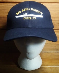 (14-1) ALTERNATE UNIVERSE U.S. NAVY SHIP'S HAT: USS ASHLI BABBITT (CVN-79) / NEW - Picture 1 of 13