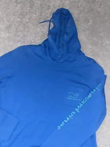 VINEYARD VINES Camiseta Azul Con Capucha Vestido Azul Ballena Talla Xs Playa - Imagen 1 de 6