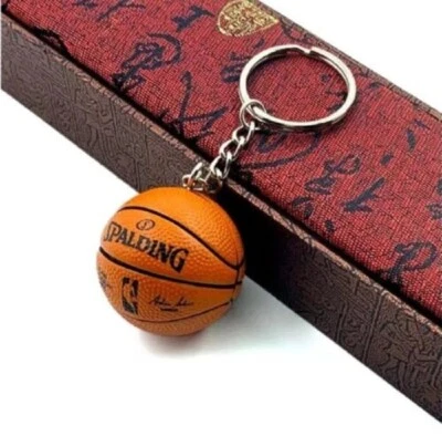 Keychain Basketball Keychain Ring New Spalding Player Gift Car Key Ring HOT - Image 1 of 2