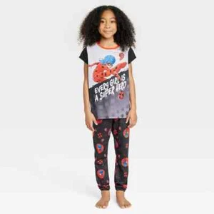 Miraculous Tales of Ladybug Girls CatNoir 3pc Pajama Set Size 10-12 Large - Picture 1 of 4