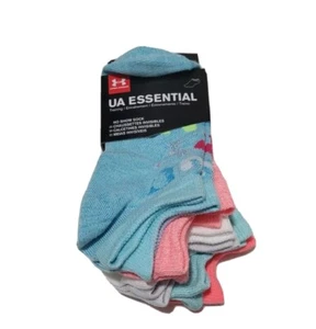 Under Armour Youth Essential 2.0 Lightweight No Show Socks, 13.5K-4Y 6-Pairs  - Picture 1 of 4