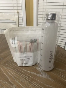 BELLAME Hydrate Boost, Plus Frosted Water Bottle NIB 32 oz • BPA Free/Non Toxic - Picture 1 of 7