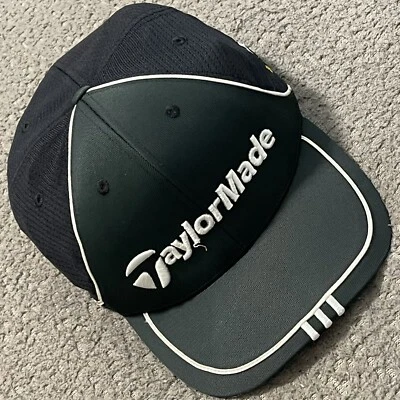 Кепка для гольфа мужская Taylor Made L/XL Gren черная 3D вышитый логотип Adidas - Изображение 1 из 4